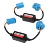 2Pcs Headlight Decoder 9007 HB5 Plug 12V DC Error Anti