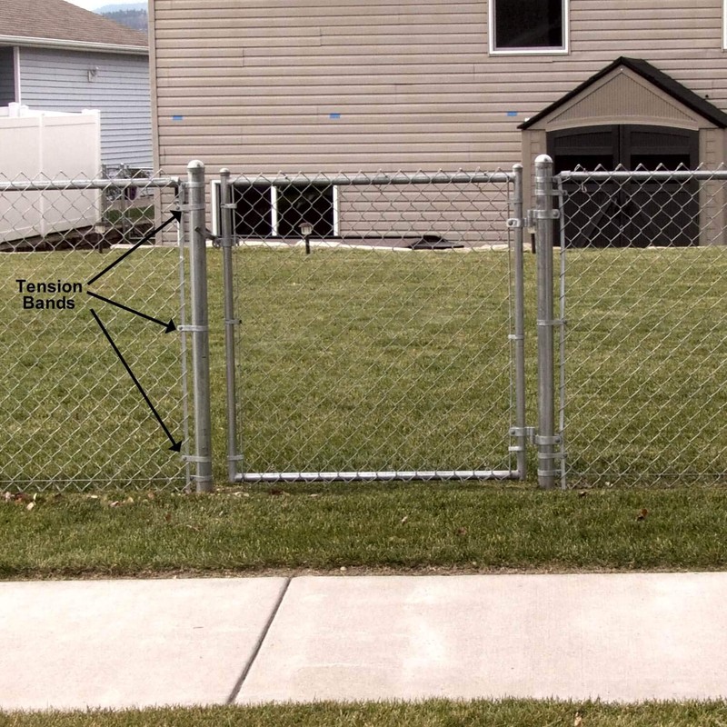 6-5/8" Tension Band for Chain Link Fence - Use for