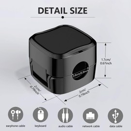 6 Pack Cord Holder, Magnetic Cable Clips, Phone Cord Organizer for Desk, Adhesive Charger Wire Holders USB Cable Management for Office Desk Car Wall Under Desk Nightstand