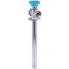 SharkBite 8 Brass Push Frostfree Sillcock, Chrome/Blue