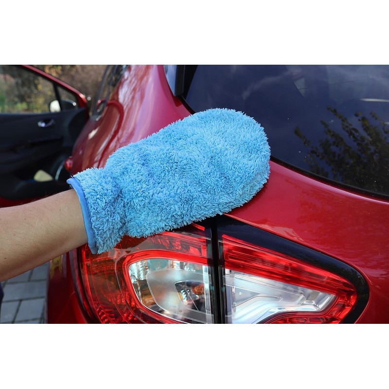 Cleanfaser® Flauschi Microfibre Cleaning Glove Makeup Removal (Pink)