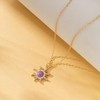 Rapunz Sun Necklace for Women Tangled Necklace Gold Sun Necklaces