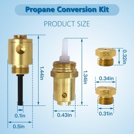 2024 Upgrade W11581316 Dryer Propane Conversion Kit for Whirlpool/May-tag/Ken-more Gas Dryer MGD4500MW, MGD4500MW1, 22000 BTU/Hr Liquid Propane Conversion Dryers 29 Inches,1 LP Kit