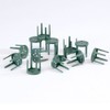 Pack of 100 OASIS® Green Plastic Pin Holders