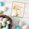 ALIBBON 2Pcs Happy Easter Die Cuts for Card Making, Cart