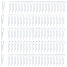 Mini Skater 100Pcs 2 Inch Length Clear Durable Plastic Alligator Clips Shirts Folding Ties Socks Pants Hold Garments in Place