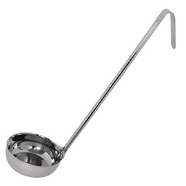 Vogue GG005 Flat Bottom Ladle 168ml Stainless Steel Kitchen Cooking Serving Utensil
