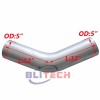 Blitech Racing New 5" OD x12" inch Arms Aluminized 45