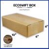 EcoSwift 1-Box 10x6x4 "EcoSwift" Brand Cardboard Packing Mailing Shipping Corrugated