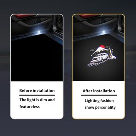 2PCS LED Car Door Logo Lights Projector Compatible with Infiniti Q50 Q50L (V37) 2008-2022, QX60 (2018-2022) Puddle Lights Ghost Shadow Light Kit Car Accessories (for Infiniti QX60 2018-2022)