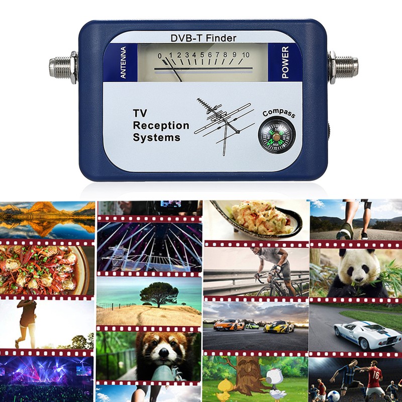 DVB-T Digital Satellite Signal Finder Meter Aerial Terrestrial TV Antenna