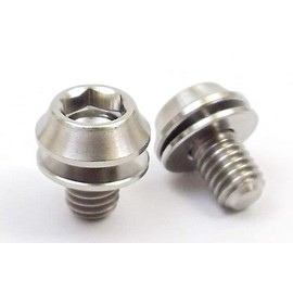 EGWORKS ULTRA-Ti™ High Strength 64 Titanium Bolt for Rear Derailleur Wire Fixing Rev.2 (Set of 2)