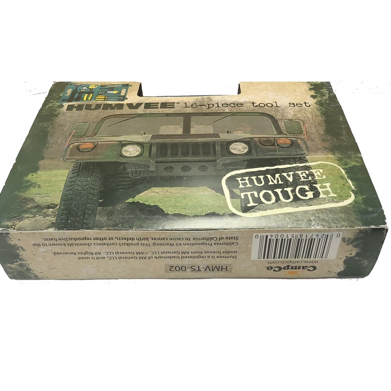 Humvee 16 Piece General Household Home Repair Tool Kit for