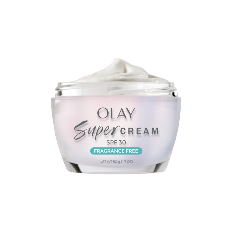Olay Super Cream Protector Solar Spf Hidratante Facial Ligero Fragancia