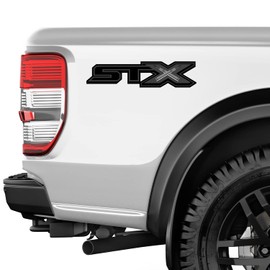 STX Decals Black Stickers for Truck Compatible F150 (2015 - 2020)