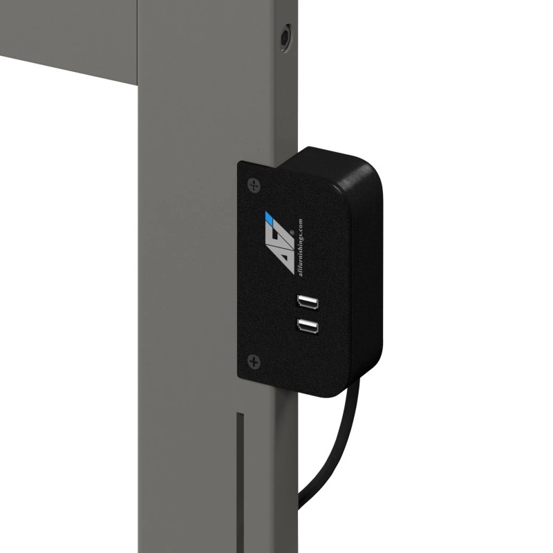 AFI Richmond Full Wood Headboard with USB Charging Station in