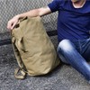 Military Duffel Bag Top Load Double Strap Canvas Backpack Army