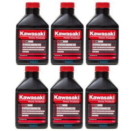 Kawasaki Pack of 6 99969-6084 6.4oz 50:1 2.5 Gallon 2 Cycle Engine Oil K-TECH Blend