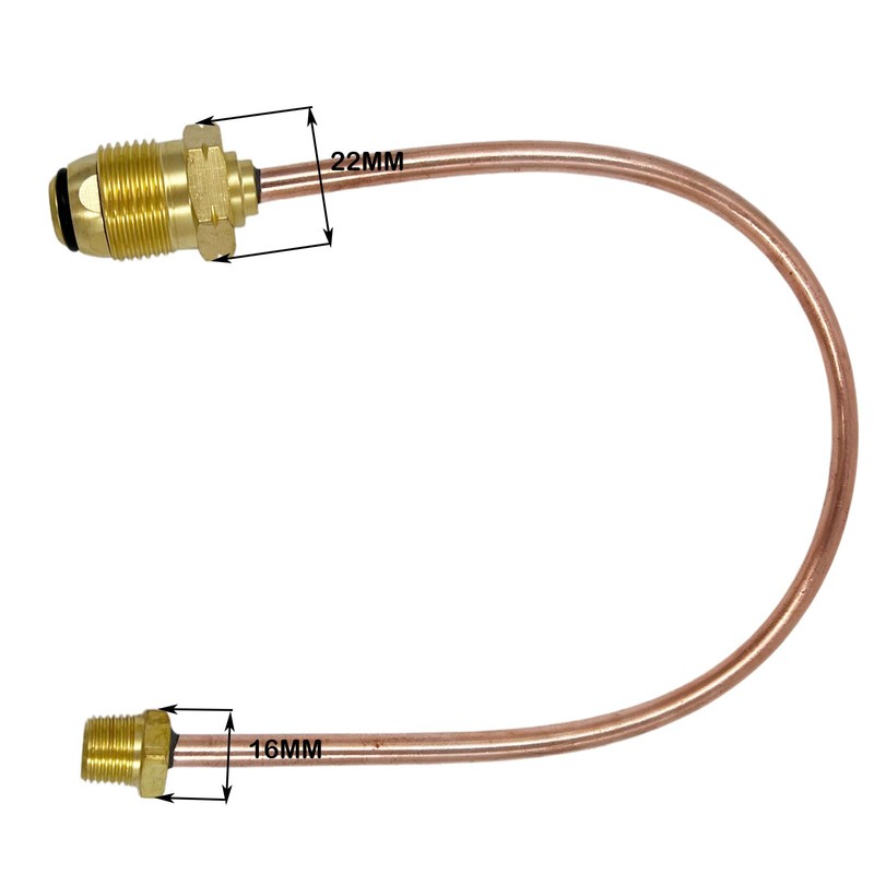 MENSI 15 Inches Two Stage Auto Changeover Regulator Copper Pigtail