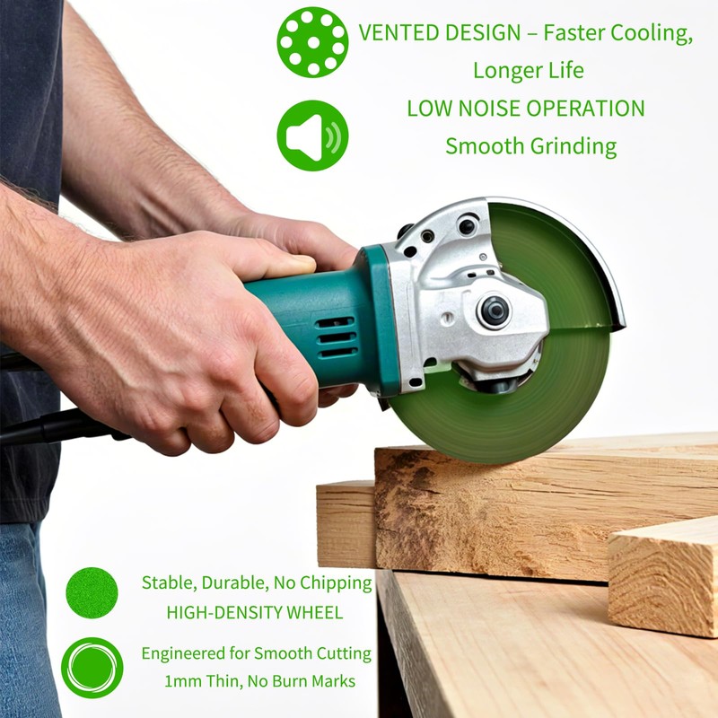 Glass Cutting Disc for Angle Grinder, 4" Ceramic Diamond Blade,