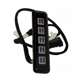 MNMSYH for Ford for F150 for F250 SuperDuty for F350 SuperDuty for F450 SuperDuty for F550 SuperDuty Driver Side Keyless Button Entry Keypad Moulding Black Door Panel-Type 901-86956