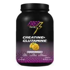 Creatina  Glutamina Fast Protein 1 Kg 50 Servicios                                                                                                    