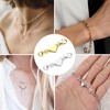 DHWEKU Heart Magnetic Clasp Chain 925 Sterling Silver Bracelet Clasp