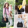 BABEYER Breastmilk Cooler Bag with Ice Pack Fits 6 Baby