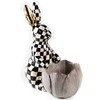 MACKENZIE-CHILDS Courtly Check Bunny Flower Pot