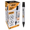 BIC Marking Pro Permanent Markers Medium Bullet Tip - Black,