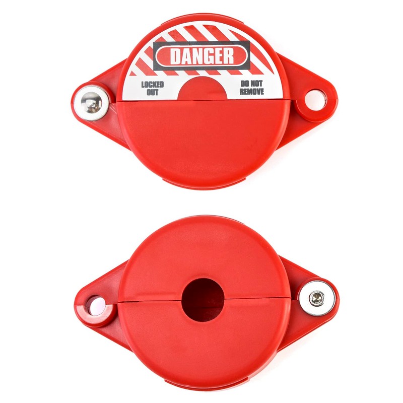 QWORK Valve Lockout, Safety Padlock Gate Valve Lock Device for