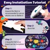 MiniInflat Solar System Felt Story Board Set 2.5 Ft Space