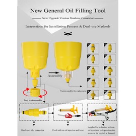 CYCOBYCO Brake Bleed Kit,Bicycle Hydraulic Disc Brake Mineral Oil Bleed Kit for Shimano,SRAM,AVID,MAGURA,TEKTRO,Hayes (Standard)