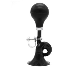 Clown Horn, Black Bike Horn, Vintage Metal Twist Bicycle Horn, Terrifier Art