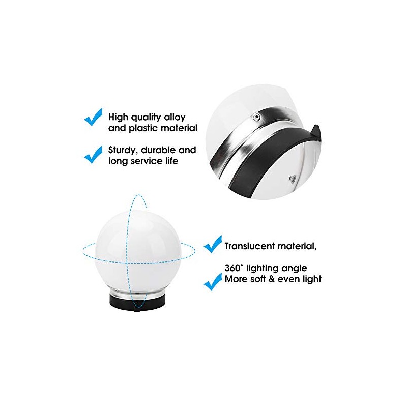 Difusor de Flash Suave con Montura Bowens, Portátil, 15 cm,