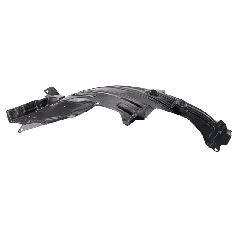 TRQ TRQ Front Left Rearward Inner Fender Liner Black Drivers
