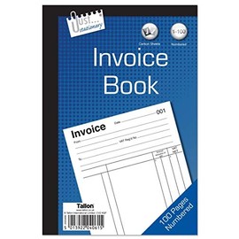 Just Stationery Invoice Book