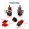XIKOBY PE22 Carburetor Carb Throttle Assembly Main Jets Kit Compatible