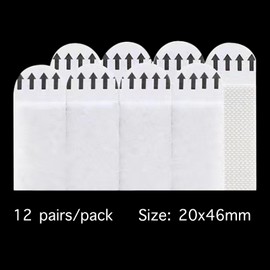 Yitoiie 12 Pairs of Heavy Duty Strips Picture Hanging Tape and Hangers Velcro Strips for Easy and Secure Installation