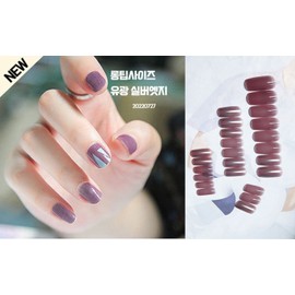 The Pretty Attached Nails 15+1 Matte Glossy Nail Tips Artificial Nails Nail Art NT001-040 - NT016 / 더이쁜 붙이는 네일 15+1 무광 유광 네일팁 인조손톱 네일아트 NT001-040 - NT016