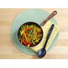 IMUSA USA Woodlook 8" Black Stone Fry Pan Handle and