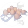 DOITOOL 2pcs Practical Egg Box Refrigerator Trays Egg Holder For
