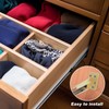 Chunful 2 Pair Rear Drawer Track Socket Back Plates Mounting