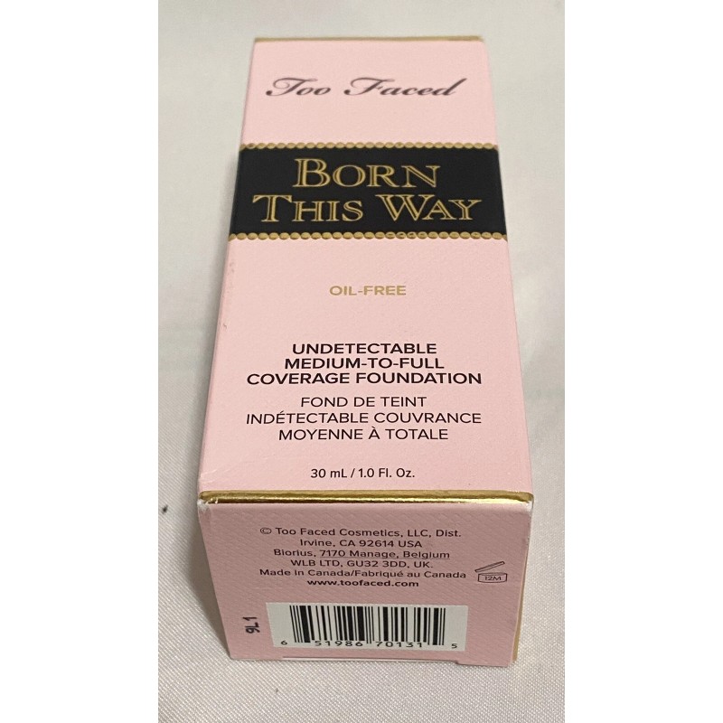 Too Faced Born This Way Oil Free Undetectable Foundation Shade