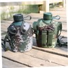 Kisangel 1 Set Survival Kettle Water Jug Canteen Canteen Green