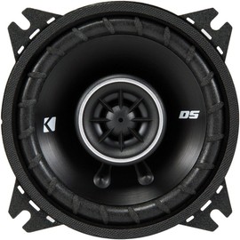 KICKER Speakers 4 inch for Jeep Wrangler JL 2018-2023 Upgrade Kit - Pair of DS Series with Harness, Coaxial Car Audio Front Dash or Rear Overhead Speaker DSC40, 43DSC404