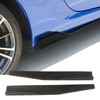 2PCs Side Skirt Winglet Carbon Fiber Style Universal Car Side