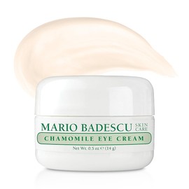 Mario Badescu Crema para ojos de manzanilla para pieles mixtas, secas o sensibles, cuidado de ojos lujoso y calmante formulado con aceites de vitamina A y E, paquete de 1, 14 gr