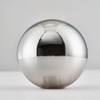 Wystco Elegant Smoke Grey Glass Globe Shade, 4.72" Diameter Frosted