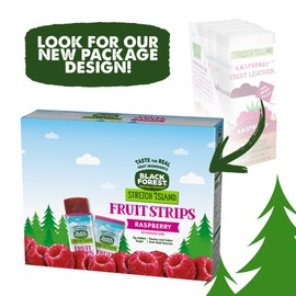 Black Forest Stretch Island Fruit Strips, Raspberry, 0.5ounce Strips (Pack of 30)